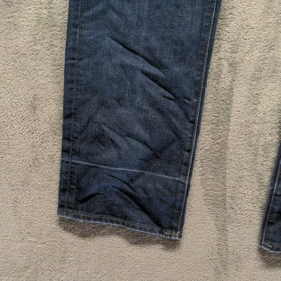 The Flirt Women Jeans Mid Rise Bootcut Leg Blue Dark Wash W:38 L:30 - Picture 8 of 16